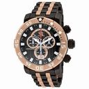 Invicta Sea Base Chronograph Black Dial Black Ion-plated Men's Watch 14257
