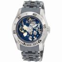 Invicta Sea Spider Blue Skeleton Dial Grey Polyurethane Men's Watch 1256