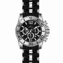 Invicta Sea Spider Chronograph Black Dial Black Polyurethane Rubber Men's Watch 20284