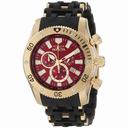 Invicta Sea Spider Chronograph Burgundy Dial Men's Watch 10255