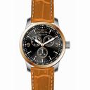 Invicta Signature Chronograph Black Dial Brown Leather Men's Watch 7023