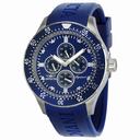 Invicta Signature II Blue Dial Stainless Steel Blue Rubber Men's Watch 7402