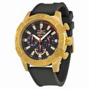 Invicta Signature II Chronograph Black Dial Black Polyurethane Men's Watch 7493