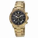 Invicta Signature II Chronograph Black Dial Gold-tone Men's Watch 7470