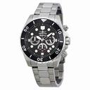 Invicta Signature II Chronograph Black Dial Steel Men's Watch 7366
