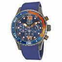 Invicta Signature II Chronograph Blue Dial Black  Polyurethane Men's Watch 7506