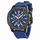 Invicta Signature II Chronograph Blue Dial Blue Polyurethane Strap Men's Watch 7497