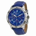 Invicta Signature II Chronograph Blue Leather Men's Watch 7282