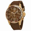 Invicta Signature II Chronograph Brown Dial Brown Polyurethane Men's Watch 7505