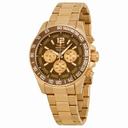 Invicta Signature II Chronograph Brown Dial Rose Gold-tone Men's Watch 7411