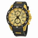 Invicta Signature II Chronograph Gold-tone Dial GMT Stainless Steel Men's Watch 7481