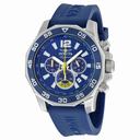 Invicta Signature II Chronograph Nautical Blue Dial Blue Rubber Men's Watch 7431