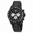 Invicta Signature II Divers Chronograph Black Ion-plated Stainless Steel Men's Watch 7413