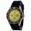 Invicta Signature II Divers Yellow Dial Black Rubber Men's Watch 7439