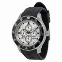 Invicta Signature II Silver Dial Stainless Steel Black Rubber Men's Watch 7400