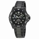 Invicta Signature Pro Diver Chronograph Black Dial Black Ion-plated Men's Watch 7052