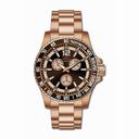 Invicta Signature Pro Diver Multi-Function Blue and Gold Dial Gold-plated Men's Watch 7010