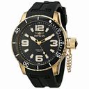 Invicta Specialty Black Dial Black Polyurethane Men's Watch 1672