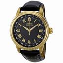 Invicta Specialty Black Dial Leather Strap Men's Watch 11391