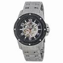 Invicta Specialty Black Skeleton Dial Stainless Steel Men's Watch 16126