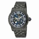 Invicta Specialty Blue Skeletal Dial Black PVD Mechanical Men's Watch 14555