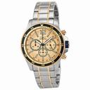 Invicta Specialty Champagne Dial Chronograph Two-tone Steel Men's Watch 13976