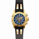 Invicta Specialty Chronograph Blue Dial Black Rubber Men's Watch 15856
