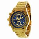 Invicta Specialty Chronograph Blue Dial Gold-plated Steel Men's Watch 11276