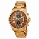 Invicta Specialty Chronograph Brown Dial Rose Gold-tone Men's Watch 13786