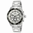 Invicta Specialty Chronograph Silver Dial Stainless Steel Men's Watch 12841