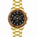 Invicta Specialty Multifuntion Black Dial Gold-tone Men's Watch 20487