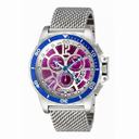 Invicta Specialty Purple Dial Stainless Steel Mesh Band Men's Watch 80269