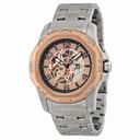Invicta Specialty Rose Skeleton Dial Stainless Steel Men's Watch 16128