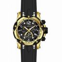 Invicta Speedway Chronograph Black Dial Black Polyurethane Men's Watch 20073