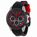 Invicta Speedway Chronograph Black Dial Black Silicone Men's Watch 17190