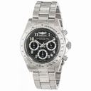Invicta Speedway Chronograph Black Dial Strainless Steel Men's Watch 17025