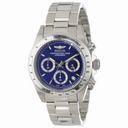 Invicta Speedway Chronograph Blue Dial Stainless Steel Men's Watch 14382
