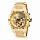 Invicta Speedway Chronograph Champagne Dial Gold Ion-plated Men's Watch 19529