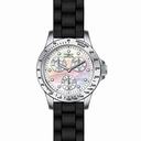 Invicta Speedway Multi-Function Mother of Pearl Dial Black Silicone Men's Watch 21968