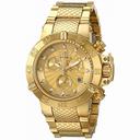 Invicta Subaqua Chronograpg Gold Dial 18kt Gold-plated Men's Watch 16699