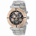Invicta Subaqua Chronograph Black Skeleton Dial Stainless Steel Men's Watch 15616