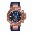 Invicta Subaqua Chronograph Blue Dial Blue Polyurethane Men's Watch 15804