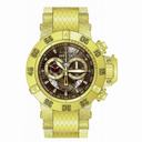 Invicta Subaqua  Chronograph Brown Dial Yellow Gold-plated Men's Watch 80525