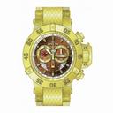 Invicta Subaqua Chronograph Copper Dial Gold Ion-plated Men's Watch 14455