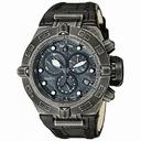Invicta Subaqua Chronograph Mother of Pearl Dial Black Leather Men's Watch 18447
