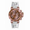 Invicta Subaqua Chronograph Rose Dial Black Silicone Men's Watch 16878
