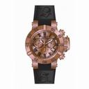 Invicta Subaqua Chronograph Rose Dial Black Silicone Men's Watch 16879