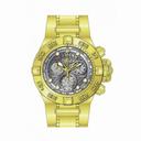 Invicta Subaqua Chronograph Silver Dial Gold-plated Men's Watch 14499