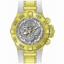 Invicta Subaqua Chronograph Silver Dial Gold-Tone Stainless Steel Men's Watch 11798