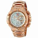 Invicta Subaqua Chronograph White Mother of Pearl Dial Rose Gold-plated Ladies Watch 17224